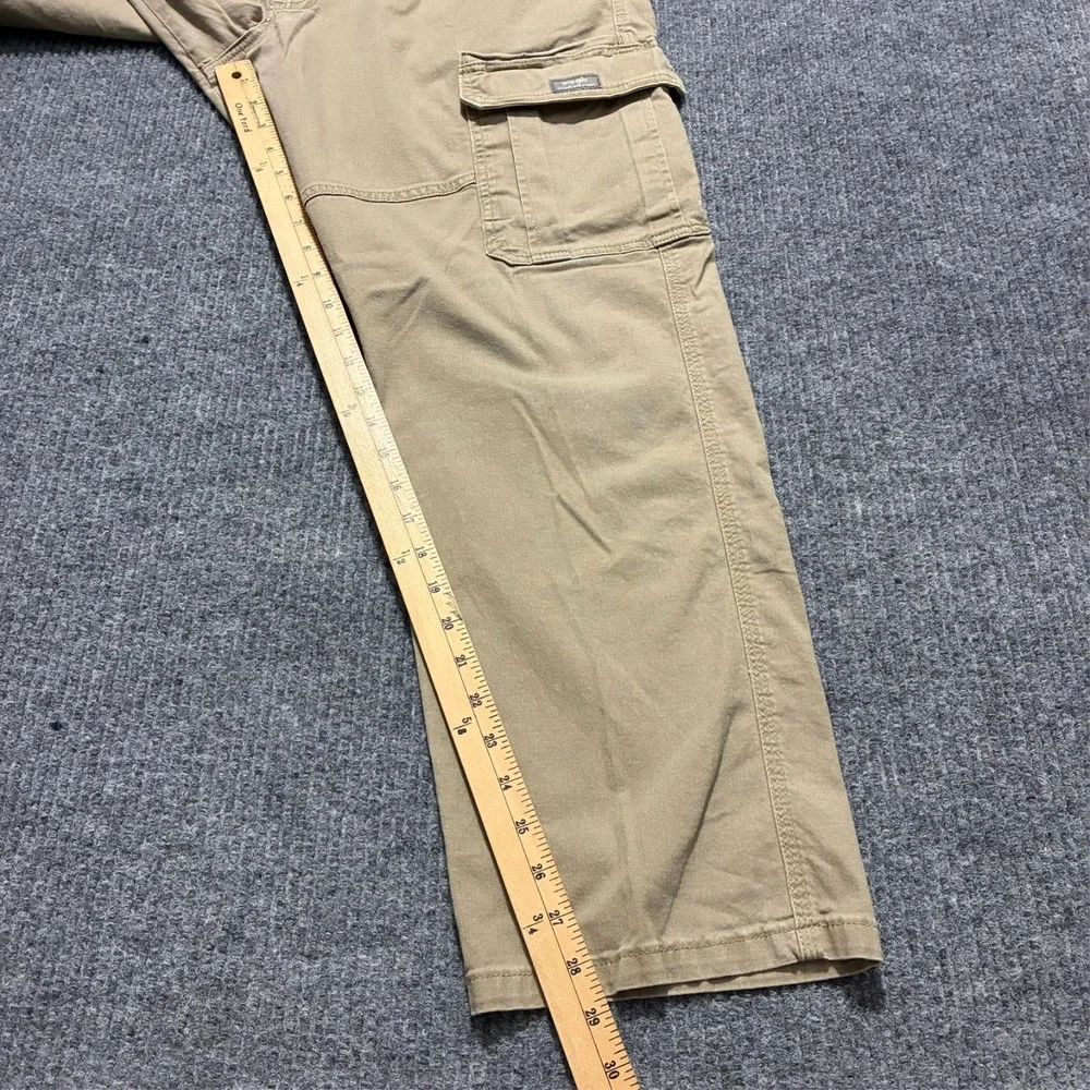 Wrangler Mens Cargo Pants Size 38x30 Beige Relaxed Fit‎ Utility Outdoor Mid Rise